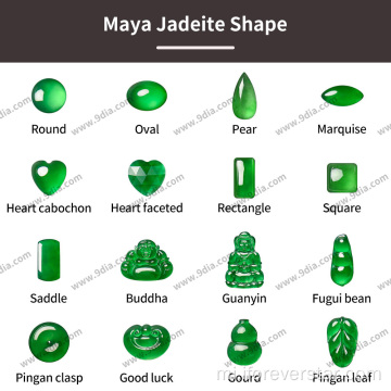 He waimarie a Leaf Maya Jadeite Ston